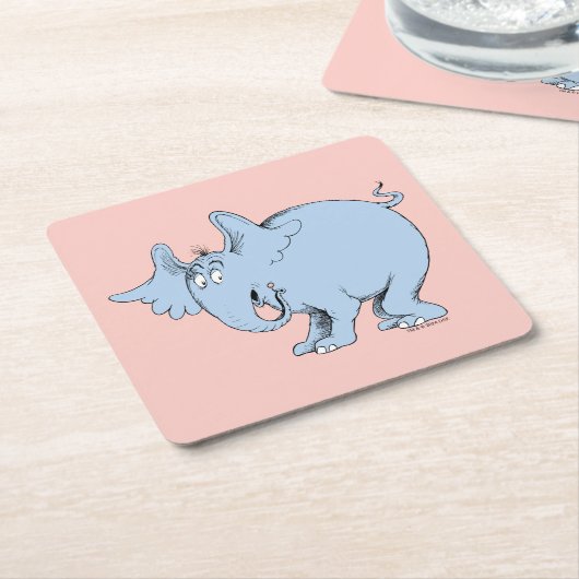 Dessous-de-verre Carré En Papier Dr Seuss | Horton Hears Whos (Incliné)
