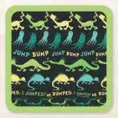 Dessous-de-verre Carré En Papier Dr Seuss | Motif Hallowen "Bump Jump" (Devant)