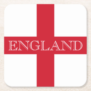 Dessous-de-verre Carré En Papier Drapeau anglais Angleterre