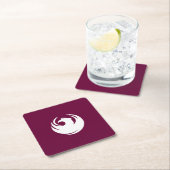 Dessous-de-verre Carré En Papier Drapeau de Phoenix, Arizona (En situation)