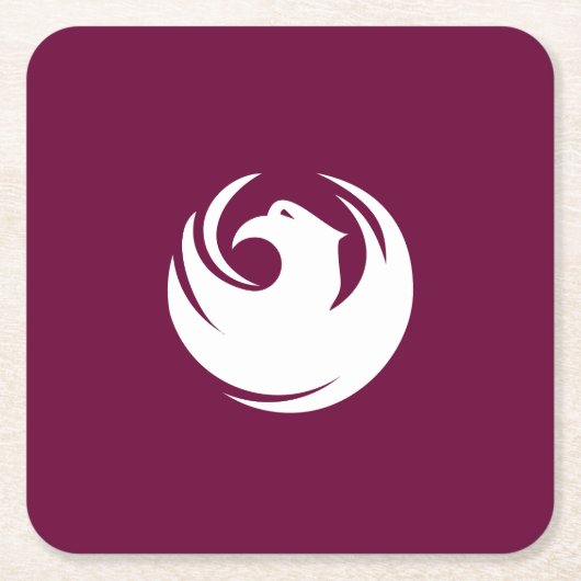 Dessous-de-verre Carré En Papier Drapeau de Phoenix, Arizona (Devant)