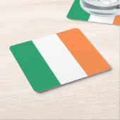 Dessous-de-verre Carré En Papier Drapeau irlandais (Incliné)