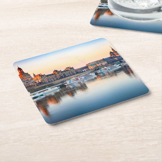 Dessous-de-verre Carré En Papier Dresden (Incliné)