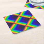 Dessous-de-verre Carré En Papier Échelles de spectre solaire (Incliné)