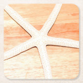 Dessous-de-verre Carré En Papier Écre (Devant)