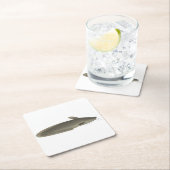 Dessous-de-verre Carré En Papier Eeltail (En situation)