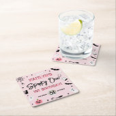 Dessous-de-verre Carré En Papier ÉFFRAYANT ! Filles Halloween 1er fête d'anniversai (En situation)