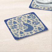 Dessous-de-verre Carré En Papier Elegant Mahjong Toile Paper Coaster Set (Incliné)