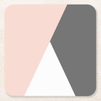 Élégant rougissent le rose et les triangles
