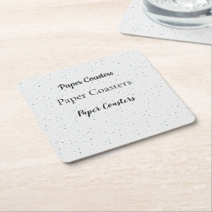 Dessous-de-verre Carré En Papier Élevez Votre Marque avec un Dessous de Verre en Pa