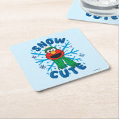 Dessous-de-verre Carré En Papier Elmo Snow Cute (Incliné)