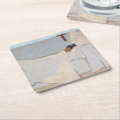 Dessous-de-verre Carré En Papier En Lit, Edouard Vuillard (Incliné)