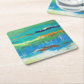 Dessous-de-verre Carré En Papier En outre (Incliné)