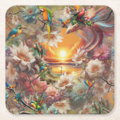 Dessous-de-verre Carré En Papier Enchanted Magical Fantasy Creations (Devant)