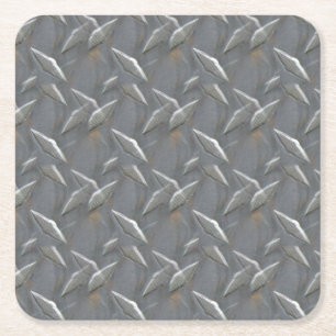 Dessous-de-verre Carré En Papier Ensemble de Dessous de verre Motif en diamant méta