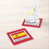 Dessous-de-verre Carré En Papier España (En situation)