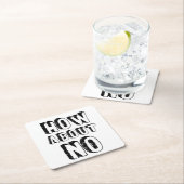 Dessous-de-verre Carré En Papier Et non (En situation)