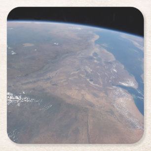 Dessous-de-verre Carré En Papier Éthiopie Et Partie De La Mer Rouge