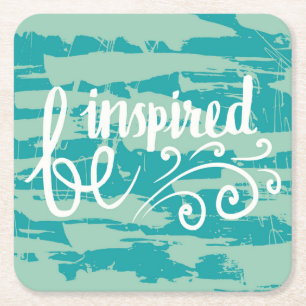 Dessous-de-verre Carré En Papier Être inspiré
