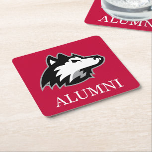 Dessous-de-verre Carré En Papier Étudiant de la NIU Huskies