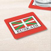 Dessous-de-verre Carré En Papier Euskadi (Incliné)