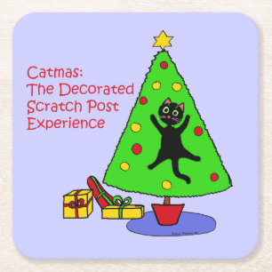 Dessous-de-verre Carré En Papier Expérience de Catmas