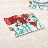 Dessous-de-verre Carré En Papier Expression de flux II (Incliné)