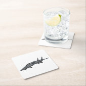 Dessous-de-verre Carré En Papier F-14 Tomcat (En situation)