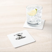 Dessous-de-verre Carré En Papier F Caw F Cool Unique Look (En situation)