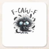 Dessous-de-verre Carré En Papier F Caw F Retro Classic Style (Devant)