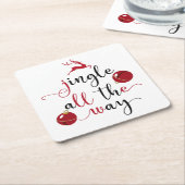 Dessous-de-verre Carré En Papier faire du jingle (Incliné)