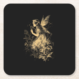 Dessous-de-verre Carré En Papier Fairy Grunge Goblincore Cottagecore Fairycore Capr