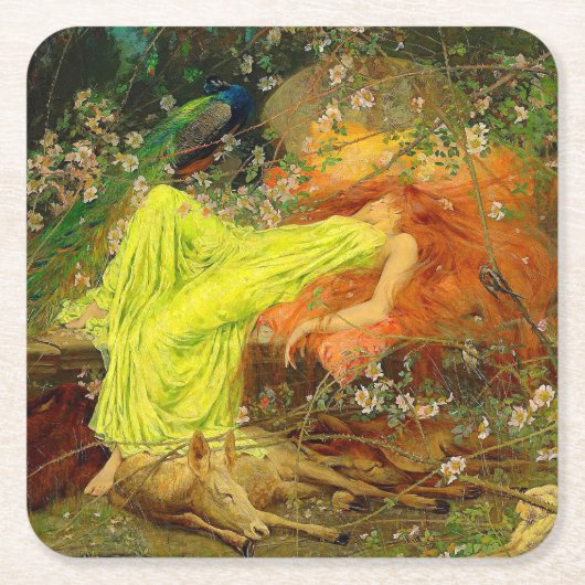 Dessous-de-verre Carré En Papier Fairy Tale Arthur Wardle (Devant)