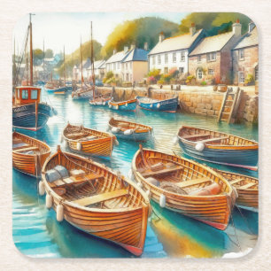 Dessous-de-verre Carré En Papier Fait pour la journée