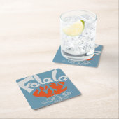 Dessous-de-verre Carré En Papier FaLaLa (En situation)