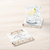 Dessous-de-verre Carré En Papier Fall Leaves Thanksgiving Dinner (En situation)