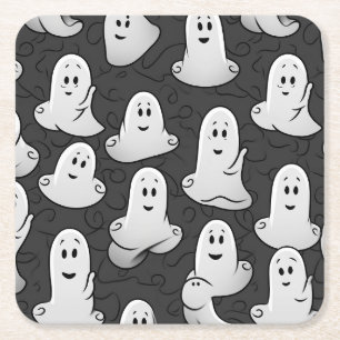 Dessous-de-verre Carré En Papier Fantôme convivial