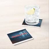 Dessous-de-verre Carré En Papier FAQ Redes (En situation)