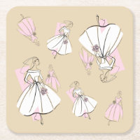 Fashion Bride Neutral Multi dessous de verre