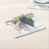 Dessous-de-verre Carré En Papier Fée des vins (Incliné)