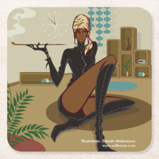 Dessous-de-verre Carré En Papier Feeling' the Spirit