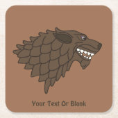 Dessous-de-verre Carré En Papier Fenrir/Fenriswolf (Devant)