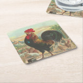 Dessous-de-verre Carré En Papier Ferme (Incliné)