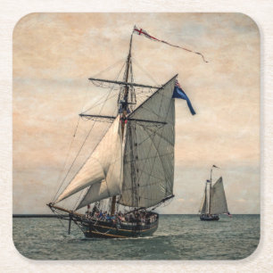 Dessous-de-verre Carré En Papier Festival Tall Ships