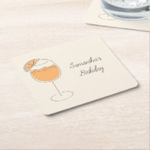 Fête d'anniversaire cocktail Spritz pétillant