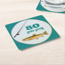 Fête d'anniversaire de truite de pêcheur sarcelle