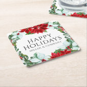 Dessous-de-verre Carré En Papier Fête de Noël (Incliné)