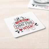 Dessous-de-verre Carré En Papier fête de Noël (Incliné)