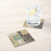 Dessous-de-verre Carré En Papier Filigree & Key II (En situation)