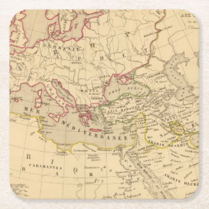 Dessous-de-verre Carré En Papier Fils aux. de Noe de trois de Terre